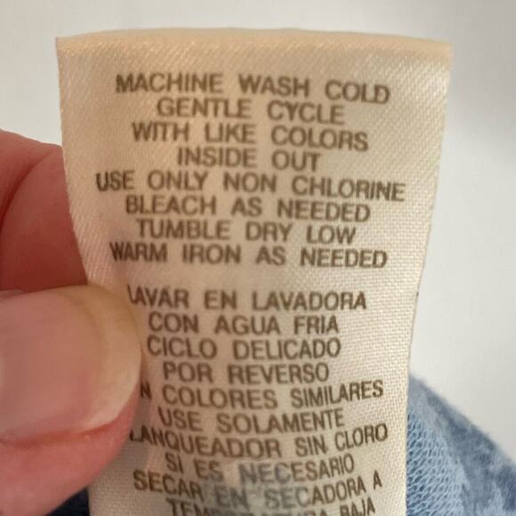 Vintage Bobbie Brooks Christmas Winter snowflake turtleneck knit top size medium - Picture 6 of 7